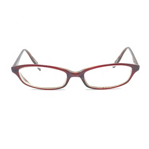 Oliver Peoples Maria SHA Ruby Red Rectangle Eyeglasses Frames 49-16 135 Designer - Picture 6 of 12